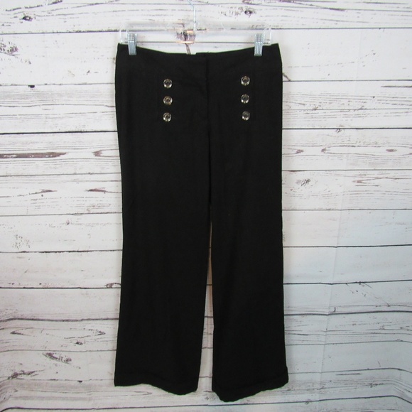 Express Design Studio black sailor lace-up pants - Picture 1 of 5